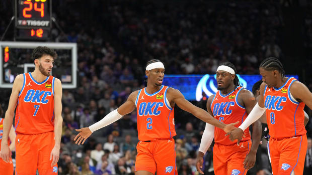 Shai Gilgeous-Alexander, Chet Holmgren, Jalen Williams, Lu Dort